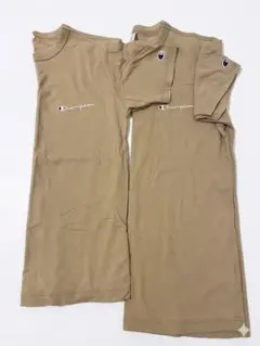 Champion チャンピオン Tシャツ 2枚セット ベージュ