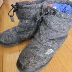【美品】 ノースフェイス ヌプシ ブーティ ウール グレー 冬用 26.0cm
