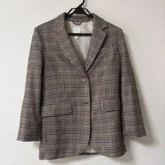 H&M 千鳥格子風　テーラードジャケット