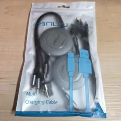 ２個 充電ケーブル 6in1 スマホ データ転送 usb ライトニング タイプC