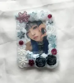 【Ｎｏ.52】ホイップデコ トレカケース 青 クリア