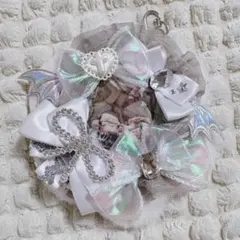 トレカケースデコ グレー 白色