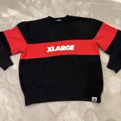 XLARGE KIDS 黒赤 トレーナー　140㎝