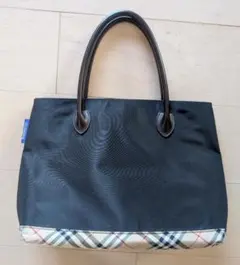 バーバリーブルーレーベル　バッグ　*ブラック*チェック*