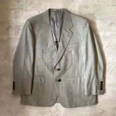 dunhill ダンヒル テーラードジャケット　グレー　灰色　ウール100%