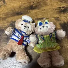 ダッフィー＆シェリーメイ ぬいぐるみバッジ