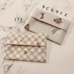 【173】ミニサイズ　ポケットティッシュケース　２個セット