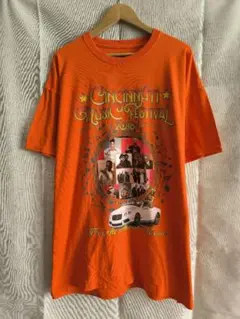 2018 シンシナティ ミュージック フェス Tシャツ オレンジ XXL