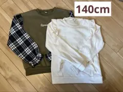 女の子トレーナー2枚セット