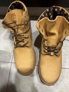 Timberland ベージュ ハイカットブーツ