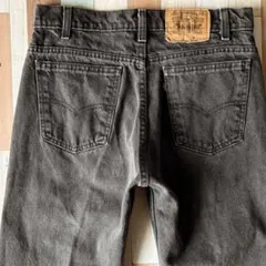 90s Levi's 505 ブラックデニムパンツ 黒タブ!! 表記W31L30