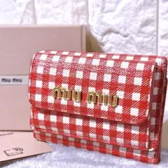 2026年最新】miumiuギンガムチェックの人気アイテム - メルカリ