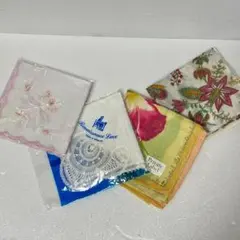 ☆バラ売り可 ブランドハンカチ 4枚セット レディース