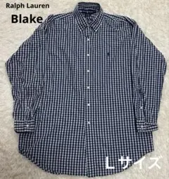 訳あり　Ralph Lauren Blake 長袖シャツ L ギンガムチェック