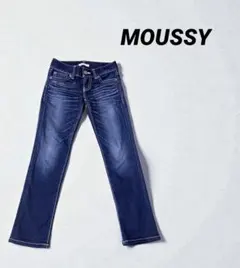 MOUSSY デニム　25インチ　インディゴ