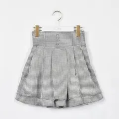 evelyn ダブルフレアスカート ギンガムチェック