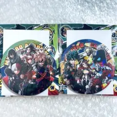 ヒロアカ コレクション缶バッジ 2種セット 集合 緑谷 爆豪 轟