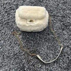 OPAQUE.CLIPのファー素材ミニショルダーバッグ