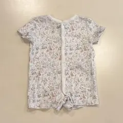 Ralph Lauren 花とウサギのロンパース 70