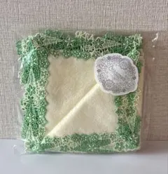 【新品未開封】近沢レース タオルハンカチ オクラ クリーム