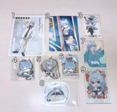 どぬく【カラフルピーチ】グッズ9点セット