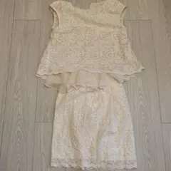 【美品】夏物☆FRAY I.D☆セットアップ　レースワンピース