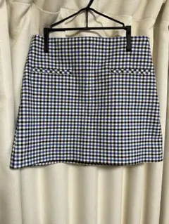 ZARA チェック柄タイトスカート EUR S