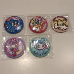 ナルミヤキャラクターズ刺繍缶バッジビスケットの缶バッジ　５点セット