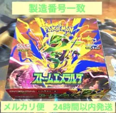 ポケモンカード　ストームエメラルダ　製造番号一致　ペリペリ付き
