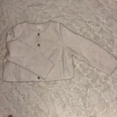 【H&M】ほぼ未着用/ノーカラージャケット/XLサイズ