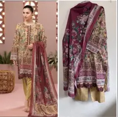 Pakistan National Lawn embroidered kurta