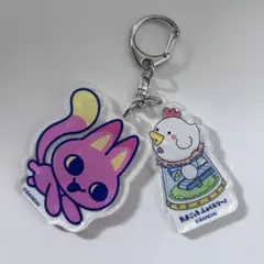 たまごっちふぁくとりー　みゃおっちアクリルキーホルダー