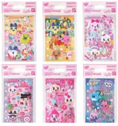 【6枚セット】BANDAI たまごっちたまもりしーるリフィル コンプ