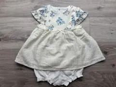 bebe reduction フラワープリント ワンピース 70-80