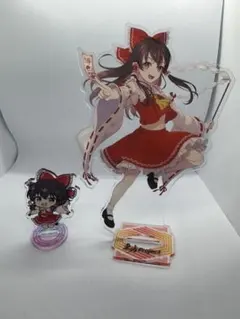 東方project　BIGアクリルスタンド　ミニアクリルスタンド博麗霊夢