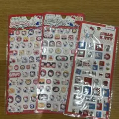 ハローキティ タイルシール ぷっくりシール3シートセット♡サンリオ