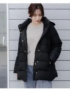 グローバルワーク　ウツクシルエット撥水ダウンコート　M