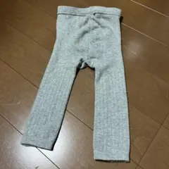 リブ編みグレー ボトムス　80サイズ　ユニクロ