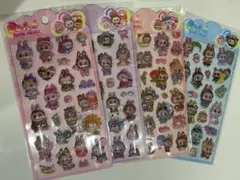 ラブブ　ボンボンドロップ風シール　立体シール　セット