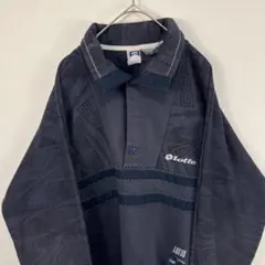 USA古着 90s lotto スナップボタン スウェット