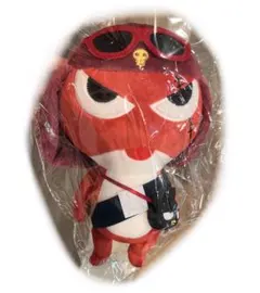 ケロロ軍曹　むにゅぐるみ　マスコット　ぬいぐるみS ギロロ　バッドばつ丸