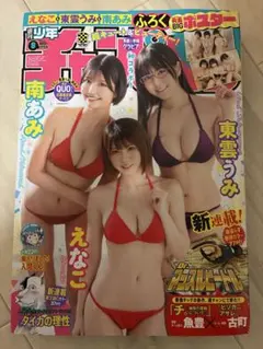 【ポスター付】少年チャンピオン・えなこ・東雲うみ・南あみ表紙回