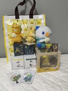 ポケモンぬいぐるみセットとグッズ　ハッピーバッグ　新品未使用 ポケモンぬいぐるみセットとグッズ ハッピーバッグ 新品未使用