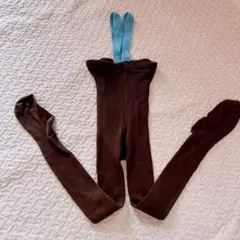 Silas ブラウン ベビータイツ ストラップ付き