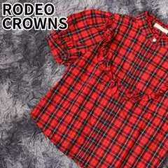 RODEO CROWNS レディース ブラウス ギンガムチェック柄 Sのサムネイル