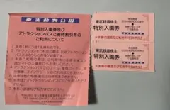 東武動物公園　入園券2枚のサムネイル