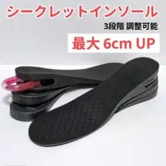 3層シークレットインソール 厚底 中敷き 男女兼用 身長UPのサムネイル