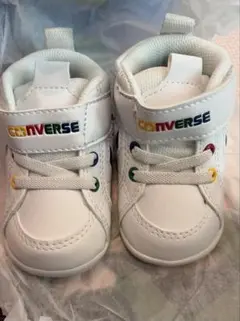 【箱無し値引き有】CONVERSE ホワイト ベビーシューズ ファーストスター