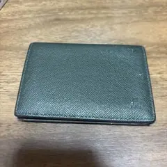 LANVIN COLLECTION グリーン カードケース　パスケース