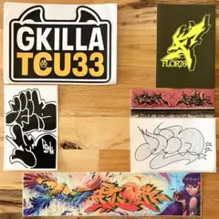 ③ グラフィティー ステッカー 6枚セット graffiti グラフィティ